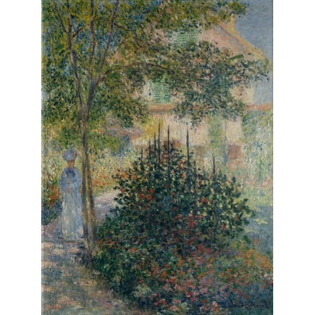  Obraz na płótnie 50x70cm Claude Monet Camille Monet w ogrodzie w Argenteuil