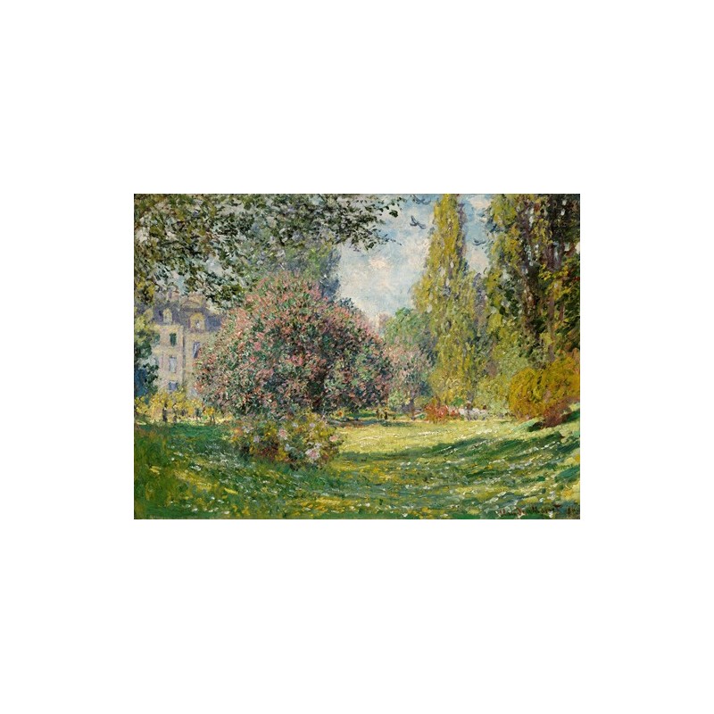  Obraz na płótnie 50x35cm Claude Monet Pejzaż Park Monceau