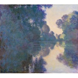  Obraz na płótnie 50x40cm Claude Monet Poranek nad Sekwaną w pobliżu Giverny