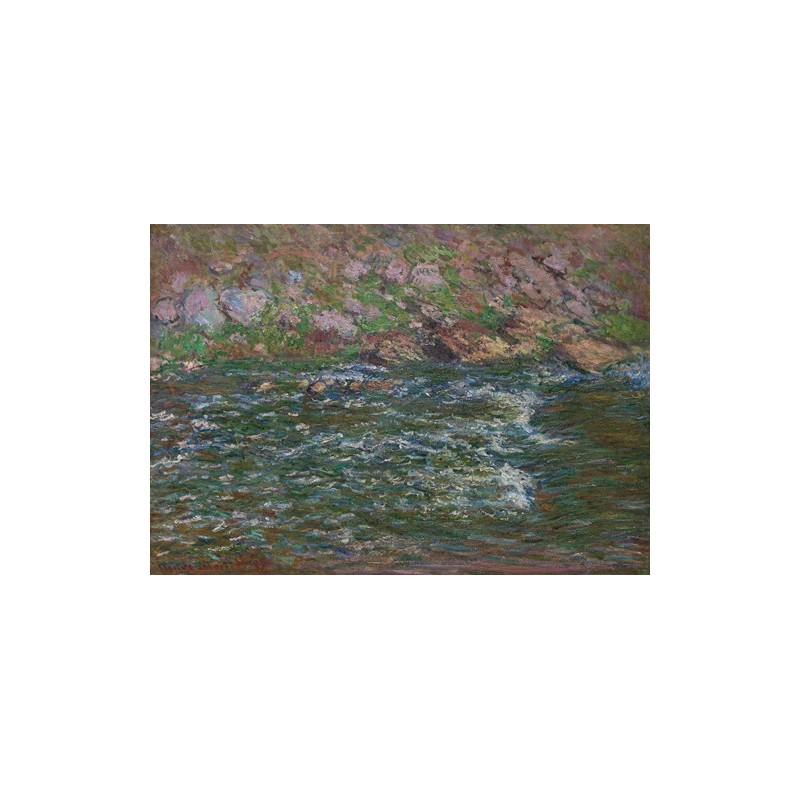  Obraz na płótnie 50x35cm Claude Monet Bystrza na Petite Creuse w Fresselines