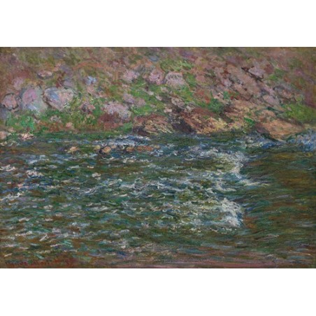  Obraz na płótnie 50x35cm Claude Monet Bystrza na Petite Creuse w Fresselines