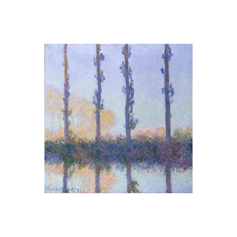  Obraz na płótnie 50x50cm Claude Monet Cztery drzewa