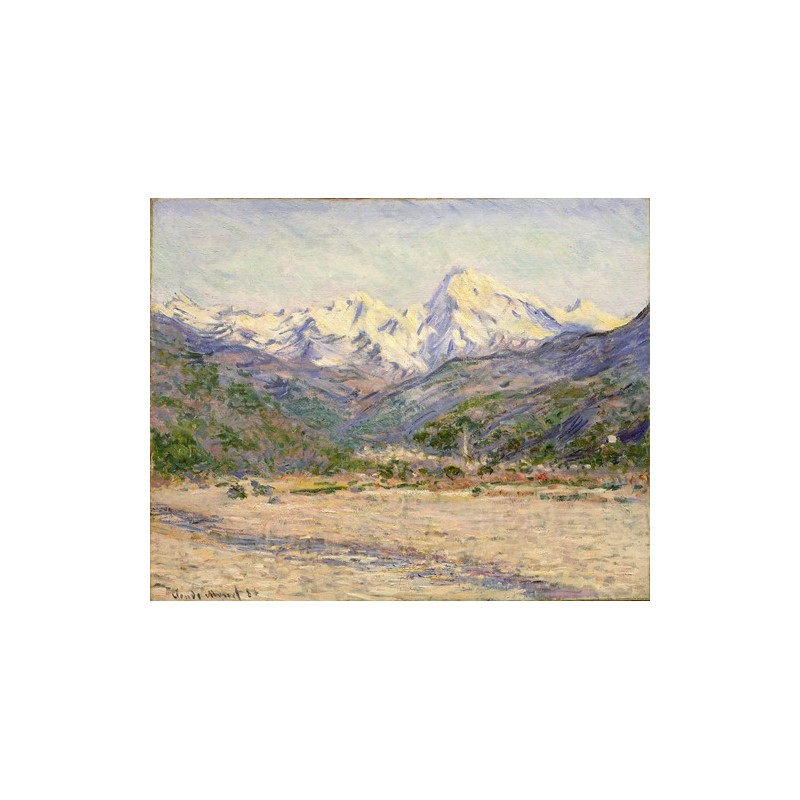  Obraz na płótnie 50x40cm Claude Monet Dolina rzeki Nervia