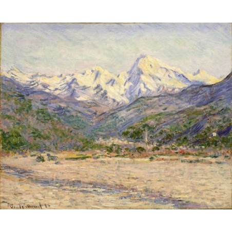  Obraz na płótnie 50x40cm Claude Monet Dolina rzeki Nervia