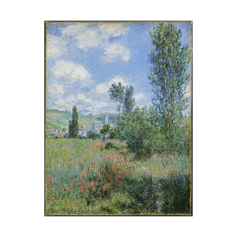  Obraz na płótnie 50x60cm Claude Monet Widok na Vétheuil