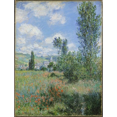  Obraz na płótnie 50x60cm Claude Monet Widok na Vétheuil