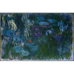  Obraz na płótnie 50x30cm Claude Monet Lilie wodne