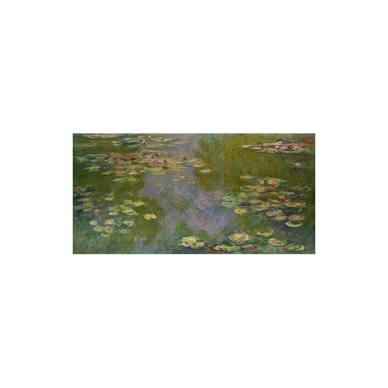  Obraz na płótnie 50x25cm Claude Monet Lilie wodne