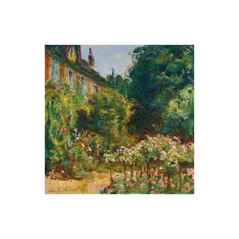  Obraz na płótnie 50x50cm Claude Monet Dom artysty w Giverny