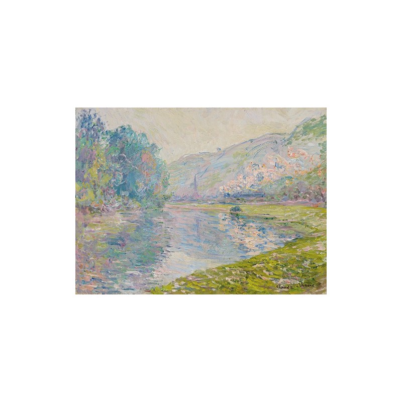  Obraz na płótnie 50x35cm Claude Monet Pociąg w Jeufosse