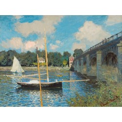  Obraz na płótnie 50x40cm Claude Monet Most w Argenteuil