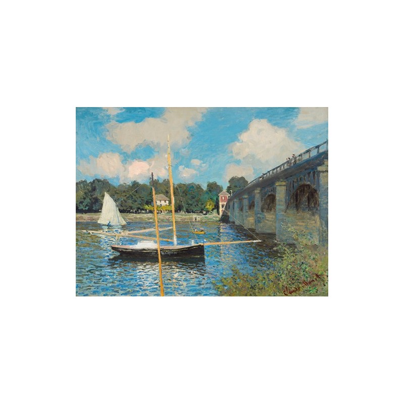  Obraz na płótnie 50x40cm Claude Monet Most w Argenteuil