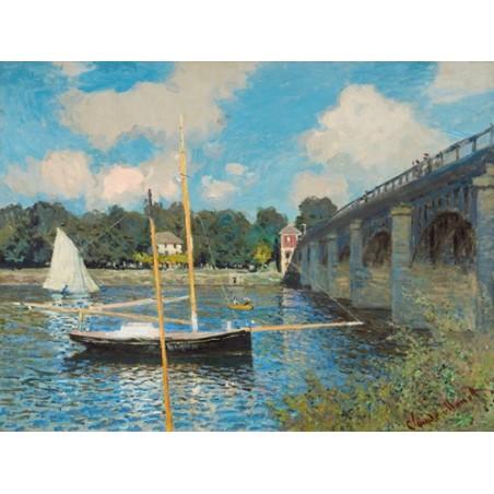  Obraz na płótnie 50x40cm Claude Monet Most w Argenteuil