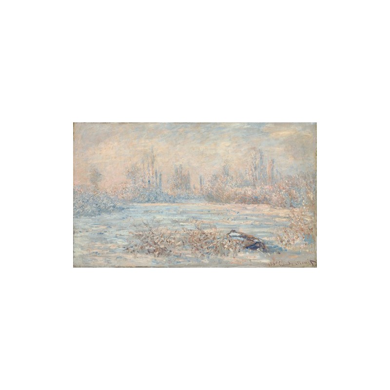  Obraz na płótnie 50x30cm Claude Monet Szron