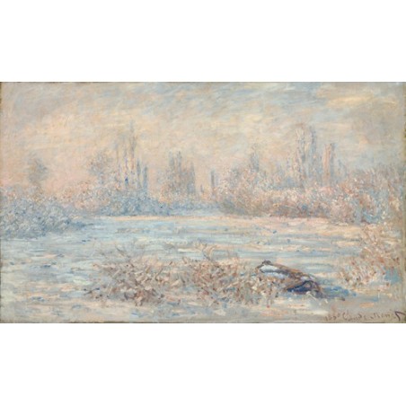  Obraz na płótnie 50x30cm Claude Monet Szron