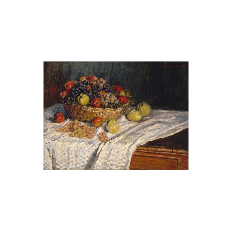  Obraz na płótnie 50x35cm Claude Monet Jabłka i winogrona