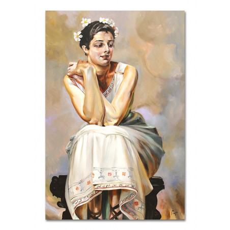  Obraz malowany Jacek Malczewski Pytia 60x90cm