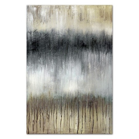  Obraz olejny ręcznie malowany 90x120cm Czarny deszcz