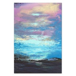  Obraz olejny ręcznie malowany 90x120cm Lazur morza