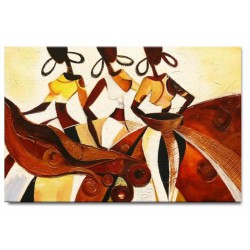  Obraz olejny ręcznie malowany 60x90cm Trzy kobiety
