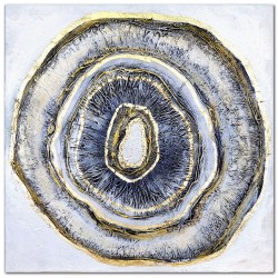  Obraz malowany Oko Wulkanu 90x90cm