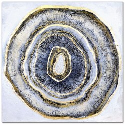  Obraz malowany Oko Wulkanu 90x90cm
