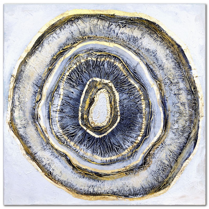  Obraz malowany Oko Wulkanu 90x90cm