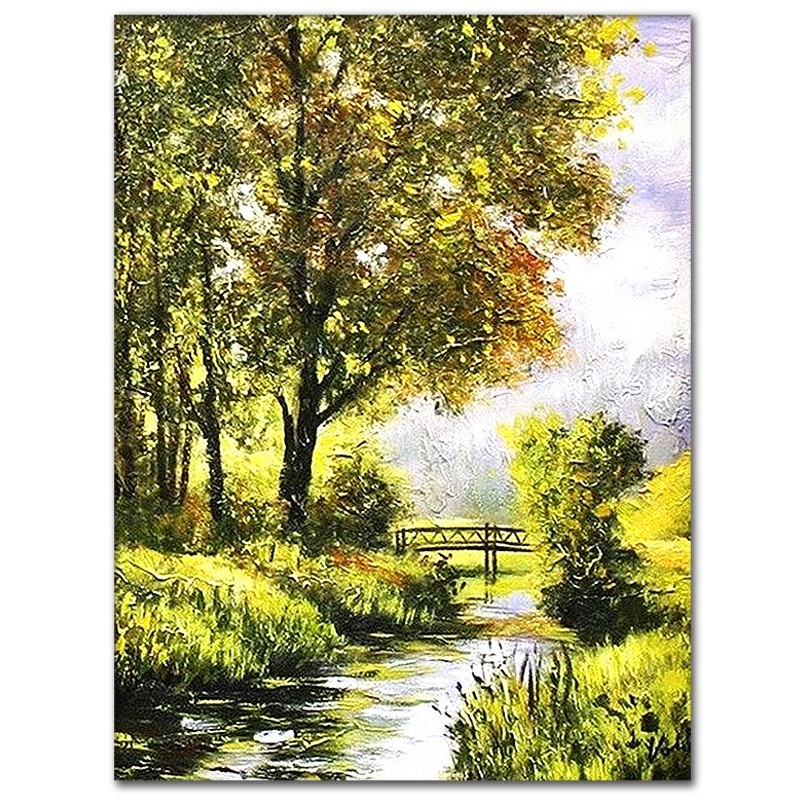  Obraz malowany Schölnhammer Wymarzony Potok 30x40cm