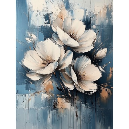  Obraz na płótnie 70x90 cm Przebiśniegi
