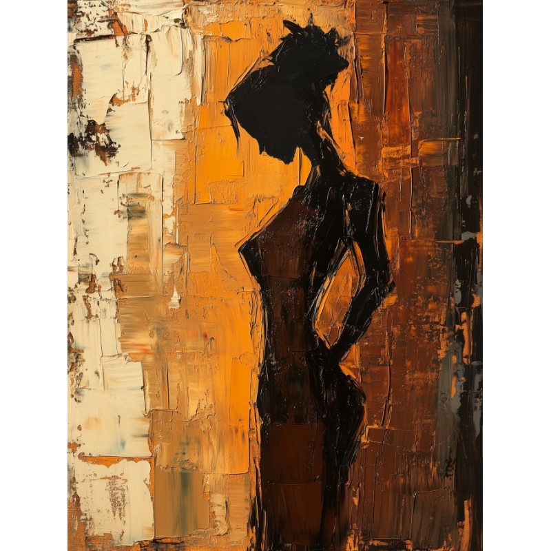  Obraz na płótnie 70x90 cm Portret kobiety