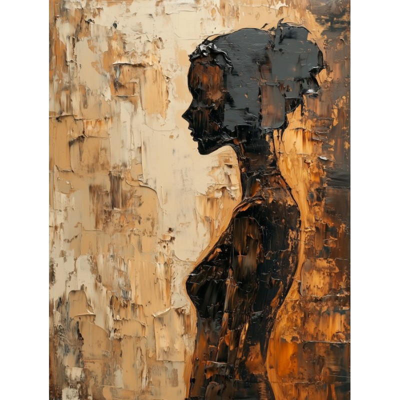  Obraz na płótnie 70x90 cm Portret kobiety