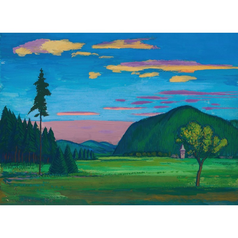 Obraz na płótnie 80x110cm Karl Wiener Krajobraz