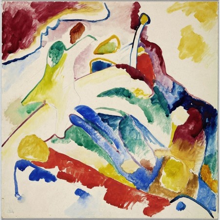  Obraz na płótnie 80x80cm Wassily Kandinsky Szkic do Kompozycji II
