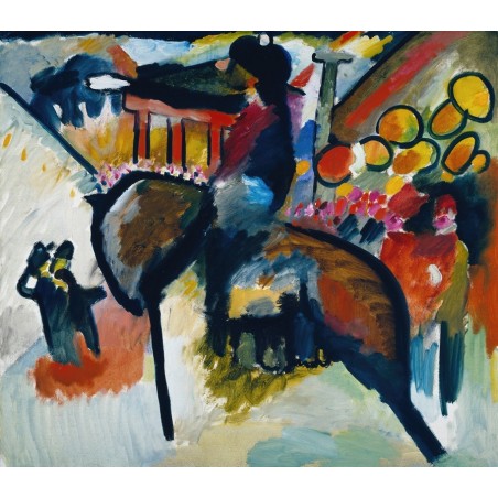  Obraz na płótnie 80x90cm Wassily Kandinsky Impresja IV Żandarm