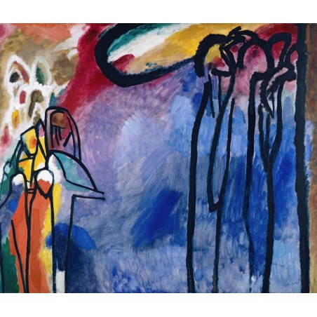  Obraz na płótnie 80x100cm Wassily Kandinsky Improwizacja 19