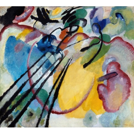  Obraz na płótnie 80x90cm Wassily Kandinsky Improwizacja 26 Wioślarstwo