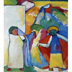  Obraz na płótnie 70x80cm Wassily Kandinsky Improwizacja 6 Afrykańska