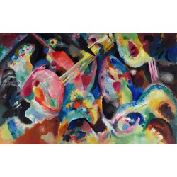  Obraz na płótnie 80x130cm Wassily Kandinsky Improwizacja Powódź