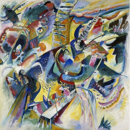  Obraz na płótnie 80x80cm Wassily Kandinsky Improwizacja Wąwóz
