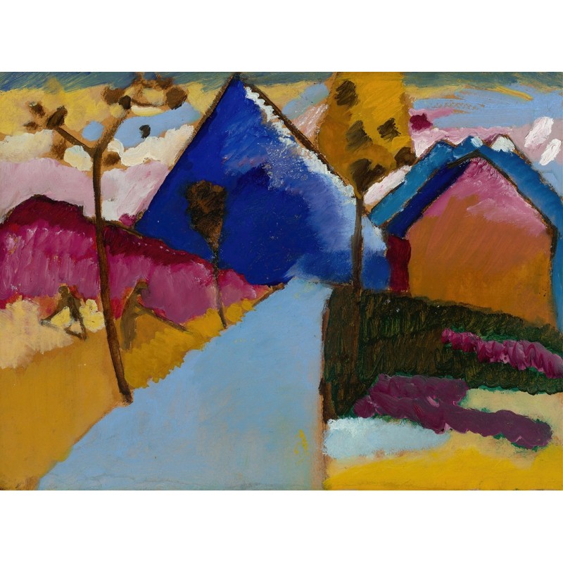 Obraz na płótnie 80x110cm Wassily Kandinsky Kochel Prosta ulica