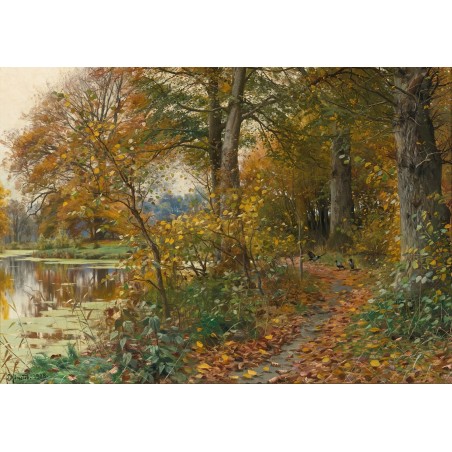  Obraz na płótnie 80x110cm Peder Mork Monsted Las Charlottendun
