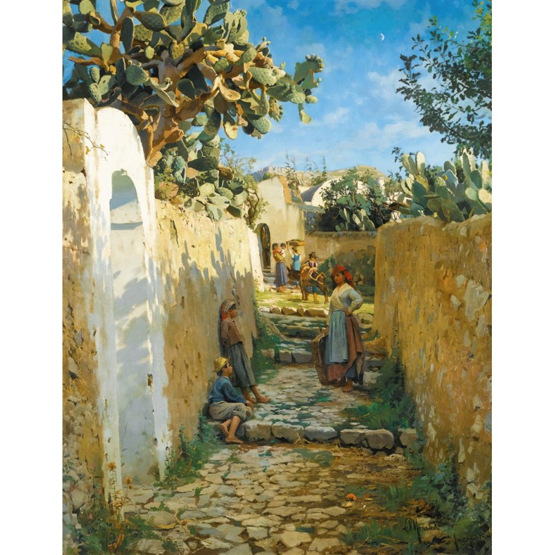  Obraz na płótnie 80x100cm Peder Mork Monsted Anacapri