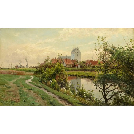  Obraz na płótnie 80x140cm Peder Mork Monsted Słoneczny dzień