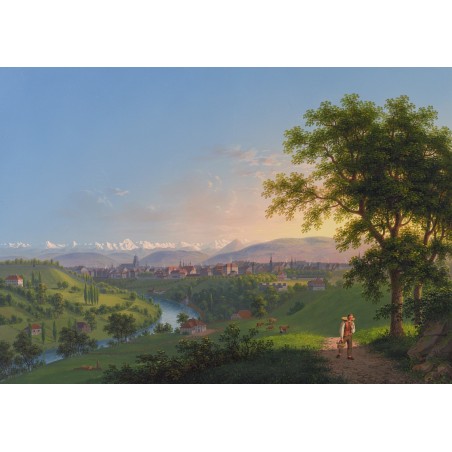  Obraz na płótnie 80x110cm Johann Heinrich Bleuler the Younger Bern