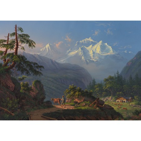  Obraz na płótnie 80x110cm Johann Heinrich Bleuler the Younger Panna