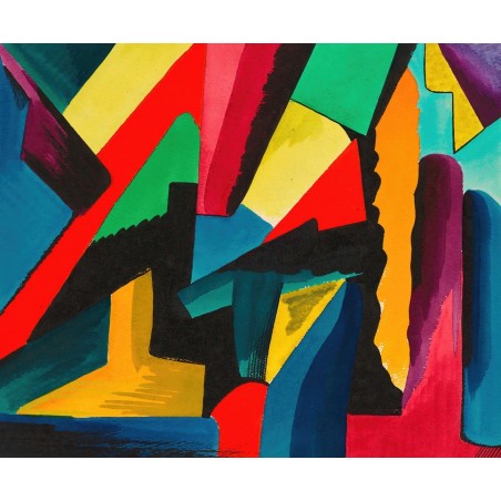  Obraz na płótnie 80x100cm Karl Wiener Bez tytułu II