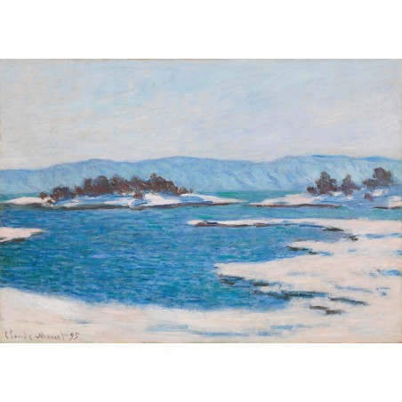  Obraz na płótnie 80x110cm Claude Monet Nad fiordem w Christianii