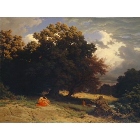  Obraz na płótnie 80x100cm Robert Zünd Syn marnotrawny