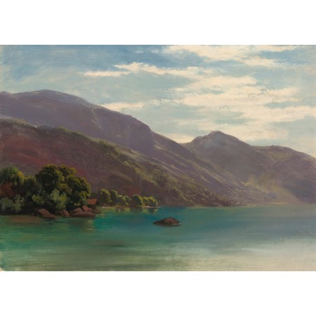  Obraz na płótnie 80x110cm Robert Zünd Jezioro Czterech Kantonów
