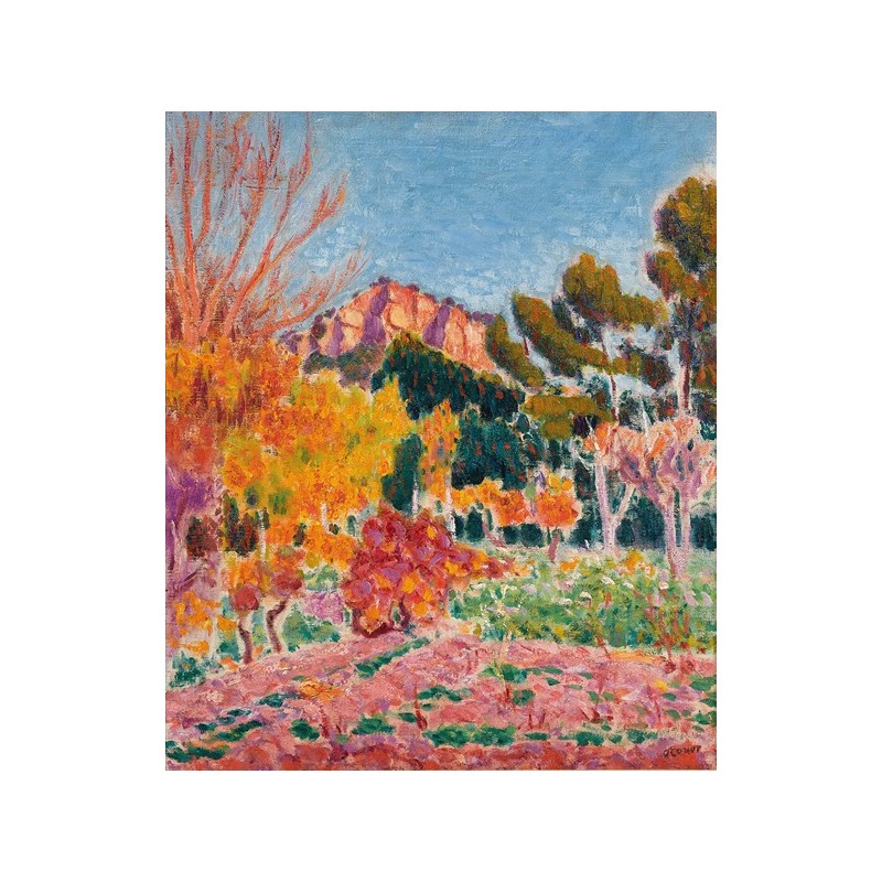  Obraz na płótnie 50x60cm Roderic O'Conor Pejzaż Cassis